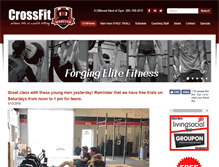 Tablet Screenshot of crossfitwebster.com